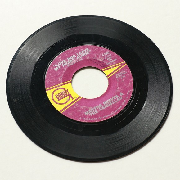 Martha Reeves & The Vandellas-Love Bug Leave My Heart Alone 45 Vinyl 7" Single - Picture 3 of 9